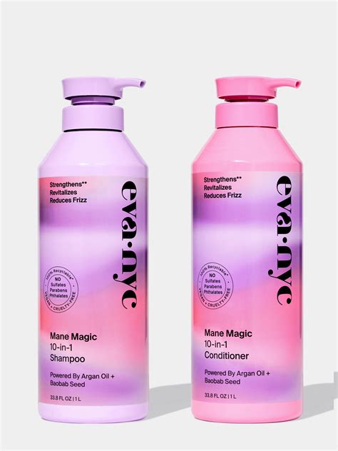 Say Hello to Luscious Locks with Eva NYC Mane Magic Shampoo and Conditioner